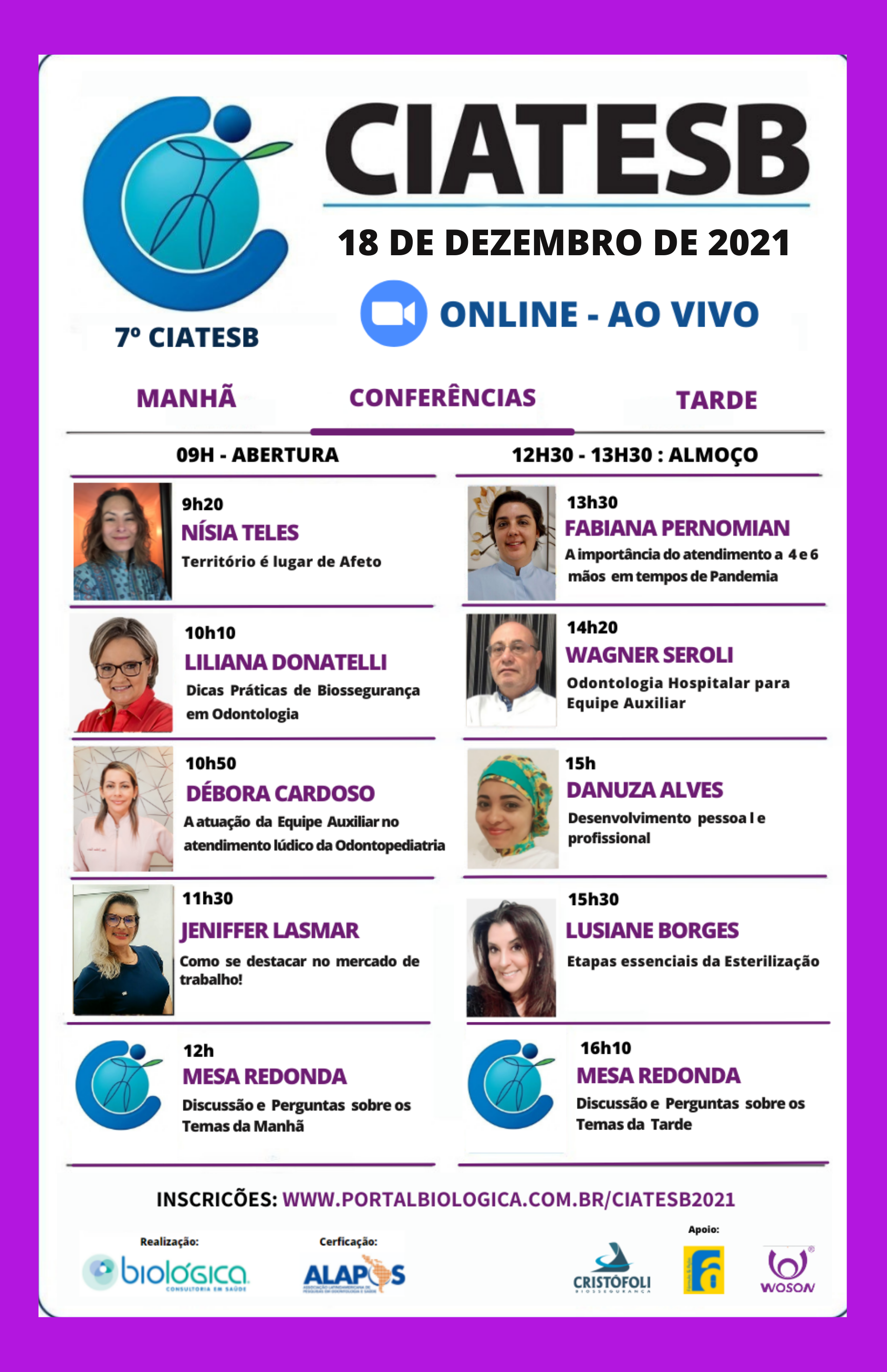 7º CIATESB  CONGRESSO INTERNACIONAL DE AUXILIARES E TÉCNICOS EM SAÚDE BUCAL