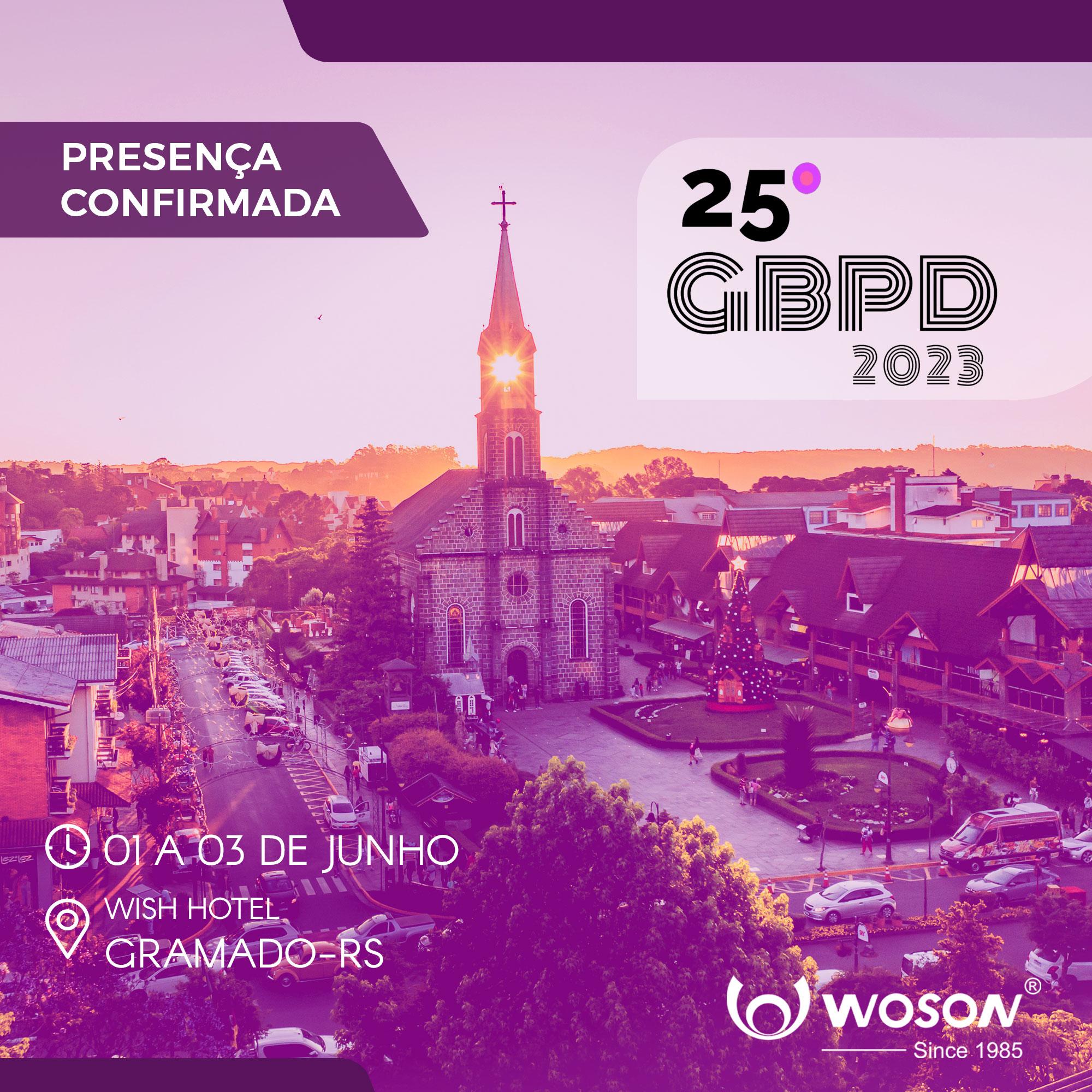WOSON PRESENTE NO 25º ENCONTRO DO GBPD, EM GRAMADO-RS, DE 01 A 03 DE JUNHO